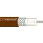 84316-BRN-100, Coaxial Cable Braid Tetrafluoroethylene 26AWG 2.48mm Brown 30.48m