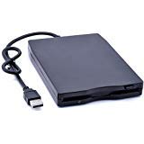 Load image into Gallery viewer, elegantstunning Portable External 3.5&quot; USB 1.44 MB FDD Floppy Disk Drive Plug and Play for PC Windows 2000/XP/Vista/7/8/10 Mac 8.6 or Upper Black
