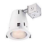 Commercial Electric 4 in. Recessed White Reflector Kit