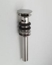 Load image into Gallery viewer, Jaclo 840-VB P.O. Style Finger Touch Round Top Drain with Overflow Holes, Vintage Bronze
