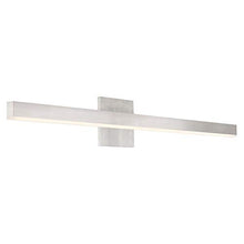 Load image into Gallery viewer, Modern Brushed Nickel LED Bathroom Light with Frosted Shade 3000K 1406LM
