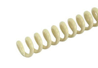 Spiral Binding Coils 6mm ( x 12) 4:1 [pk of 100] Ivory (PMS 4545 C)