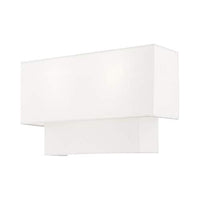 Livex Lighting 51046-91 Contemporary Design ADA Wall Sconce, Brushed Nickel