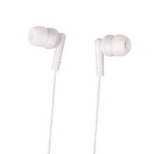 Load image into Gallery viewer, JustJamz Pearl Basic White Headphones 3.5mm Disposable Earphones Bulk Earbuds for Kids and Adults 50 Pack
