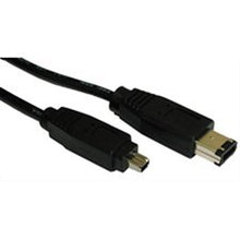 Load image into Gallery viewer, TecNec 6-Pin to 4-Pin FireWire Cable 6Ft
