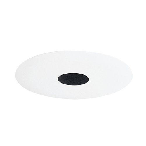 Juno Lighting 443B-WH 4-Inch Pinhole Recessed Trim, Black Baffle with White Trim