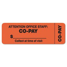 Load image into Gallery viewer, &quot;Attention Office Staff&quot; Medical Labels, 1 x 3, Orange, 500/Roll
