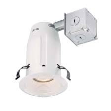 Commercial Electric 3 in. White Baffle Recessed Kit