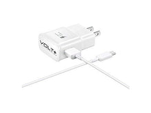 Load image into Gallery viewer, Volt Plus Tech Fast Adaptive 15W Wall Charger Kit for Samsung SM-A920F Angle Adapter with Professional USB TypeC Cable! Certiifed/UL
