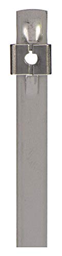 Cable Tie, Standard, 16 In., Silver, Pk10
