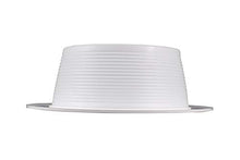 Load image into Gallery viewer, Nicor Lighting 6 Inch White Recessed Baffle Trim, Fits 6 Inch Housings (17510)
