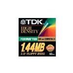 TDK 3.5 - Inch 1.44 MB High Density IBM PC Formatted Floppy Disks; 5 Disks