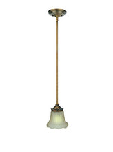 Load image into Gallery viewer, Lite Source C71202 Pendant with Amber Glass Shades, Copper Finish
