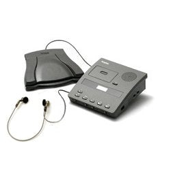 Dictaphone 3745 ExpressWriter Micro Cassette Desktop Transcription Unit with Deluxe Headset & Foot Control
