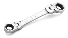 Load image into Gallery viewer, SK Hand Tool 89441 11/16&quot; x 3/4&quot; Stubby Flexible Double Box Universal Spline Fractional G-Pro Wrench
