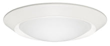 Load image into Gallery viewer, Juno Lighting Group 6101-WH 614 BBL Beveled Frame with Frosted Dome Lens, 6-Inch, White
