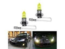 Load image into Gallery viewer, GOLDEN YELLOW 100w ONE PAIR HALOGEN XENON GAS FILLED H3 FOG LIGHT BULBS for 92 93 94 95 96 97 Subaru SVX/ 94 95 96 97 98 99 00 01 02 03 04 Toyota Celica/ 94 95 96 97 Toyota Previa/ 04 05 06 Toyota Sie
