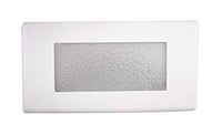 NICOR Lighting 10 inch Textured Glass Step Light Faceplate Cover (15812COVER)