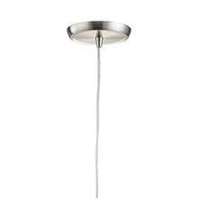 Load image into Gallery viewer, Elk 73031-1 Avalon 1-Light Pendant, 5-Inch, Satin Nickel With Earth Tone Glass
