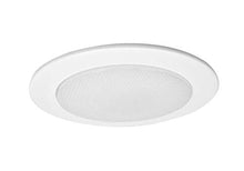 Load image into Gallery viewer, Nicor Lighting 4 Inch White Shower Trim With Glass Albalite Lens, For 4 Inch Housings (19509 Wh)
