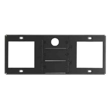 Load image into Gallery viewer, Kramer TBUS-6 Insertion Plate for 2 Power 220VAC Includes 2 T6F-23 Electric Silver Blind Tops, Black
