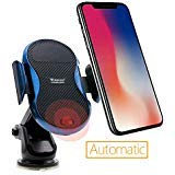 Load image into Gallery viewer, Automatic Car Phone Stand Qi Wireless Mobile Car Charger Wireless Car Charger Automatic Infrared Induction Car Mount Phone Holder Cradle Wireless Car Charger
