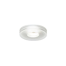 Load image into Gallery viewer, Leucos Recessed Low Voltage Light Disk Trim with Housing Frosted Glass MR16 Satin White
