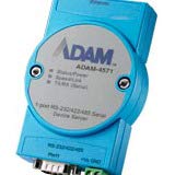 Advantech ADAM-4571-BE 1-Port RS-232/422/485 Serial Device Server, Data Gateway Between Serial and Ethernet Interfaces.