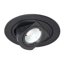 Load image into Gallery viewer, 4 Inch Recessed Can 12V MR16 Light Adjustable Aim Pull Down Elbow Trim - BLACK
