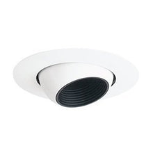 Load image into Gallery viewer, Juno Lighting Group 448-SC 4 Inch Low Voltage Round Baffle Adjustable Eyeball Trim, Satin Chrome
