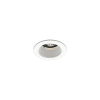 Juno Lighting 444 W Wh Halogen Adjustable Recessed Baffle With White Trim, 50 Watts, 4 Inch