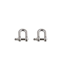 Ergodyne - 19792 Squids 3790S Tool Attachment Shackle, Stainless Steel, 15 Pounds, 2-Pack, Small