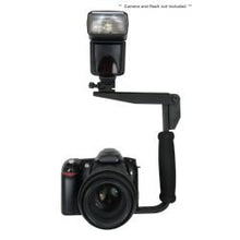 Load image into Gallery viewer, Hila Nikon D800 Flash Bracket (PivPo Pivoting Positioning) 180 Degrees (Nikon Shoe)
