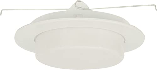 Design House 515478 Poly Drop Lens Recessed Lighting Trim, White