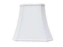 Load image into Gallery viewer, Royal Designs Rectangle Cut Corner Lamp Shade, Linen White, (5 x 6.5) x (8 x 12) x 10
