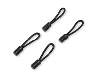 StayPut Black Pull Cords - 4 Pack, Used with Shock Cords & Zippers for Canvas Sold Separately