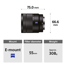 Load image into Gallery viewer, Sony SEL1670Z E Mount - APS-C Vario T 16-70 mm F4.0 Zeiss Zoom Lens - Black
