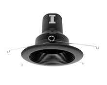 Load image into Gallery viewer, Nicor Lighting 5 Inch Black Recessed Baffle Trim (15511 Bk)
