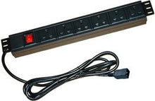 Load image into Gallery viewer, Cables UK 6 Way UK Socket Horizontal PDU with IEC (C20) Plug
