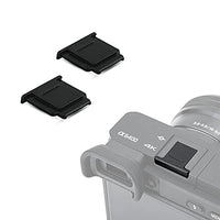 JJC 2 PCS Camera Hot Shoe Cover Cap Protector for Sony A7 IV A7C ZV-1 ZV-E10 A1 A6600 A6500 A6400 A6300 A7 III A7R IV A7R III A7S III A7S II A9 II A9 RX10 IV RX10 III Replaces Sony FA-SHC1M Cover