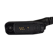 Load image into Gallery viewer, HQRP 4-Pack G Shape Earpiece Headset PTT Mic for Motorola DP3600, DP3601, DP4400, DP4401 + HQRP UV Meter
