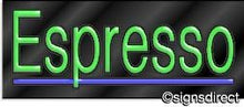 Load image into Gallery viewer, &quot;Espresso&quot; Neon Sign
