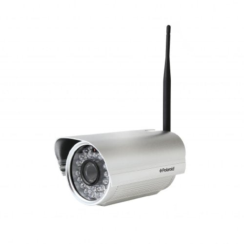 Polaroid IP350 Outdoor wireless IP Network Security Camera, Water and Weather Resistant, Sliver