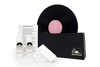 BIG FUDGE Vinyl Record Cleaning Kit for Vinyl Records - Includes Cleaning Machine & Vinyl Record Cleaning Care Solution - Microfiber Cloth & Rack for Record Player Accessories