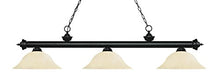 Load image into Gallery viewer, Z-Lite Billiard Light with Golden Mottle Shade
