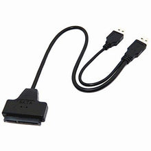 Load image into Gallery viewer, FASEN USB 2.0 to SATA 7+15 Pin 22Pin Adapter Cable for 2.5&quot; HDD Hard Disk Drive
