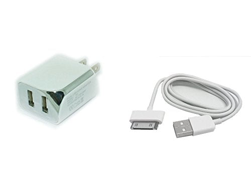 GSParts 2.1A Wall AC Charger+USB Cable Cord for Samsung Galaxy Note GT-N8013 10.1 Tablet