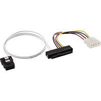 InLine 27622SAS Connection Cable Mini SAS SFF-8087to 1x HDD SAS SFF 8482+ Power) for Controller 0,5m
