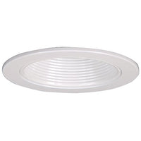 HALO 4013WB Recessed Self-Flanged White Trim with White Baffle, 3