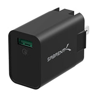 SABRENT Quick Charge 3.0 USB Wall Charger [18W 5V 2.4A QC 3.0] (AX-QCP1)